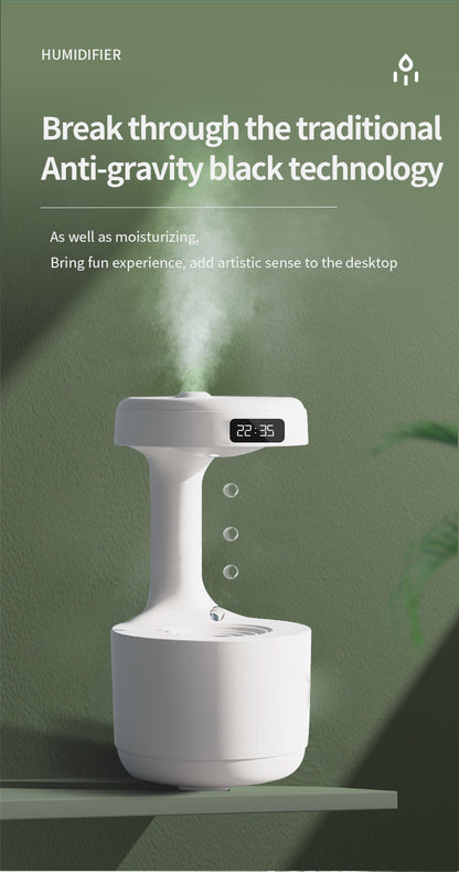 Humidifier Home Office Desktop Water Replenishment Device Creative Backflow Anti gravity Water Drop Humidifier