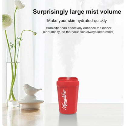 Coke Cup Humidifier | USB Aroma Diffuser for Car & Home | Mini Cool Mist Humidifier for Bedroom & Study Room with Summer Flame Design