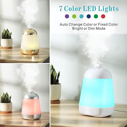 Electric Cold Mist Aromatherapy Humidifier | Aroma Diffuser for Home, Bedroom, and Office