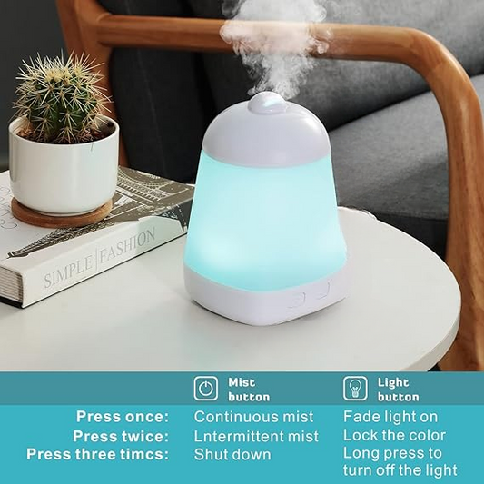 Electric Cold Mist Aromatherapy Humidifier | Aroma Diffuser for Home, Bedroom, and Office