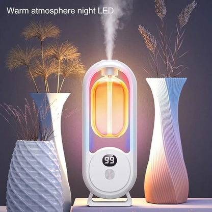 Rechargeable Wall-Mounted Essential Oil Diffuser with Timed Spray and Digital Display Air Freshener